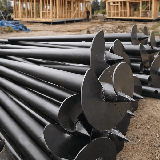 Монтаж винтовых свай: надежность и скорость для вашего фундамента